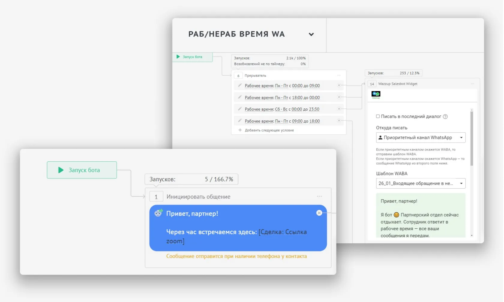 Salesbot настройка